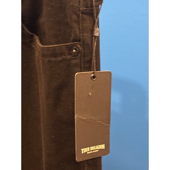 True Religion Geno Relaxed Slim Fit Black Jeans W36 L32 Mens Denim Pants - Picture 2 of 7